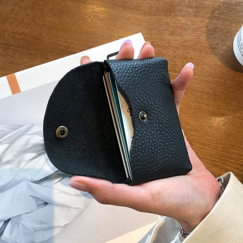 Genuine Leather Mini Card Wallet_BDHL8418