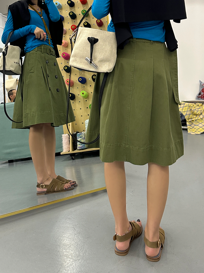 雙排扣半身裙_BDHL7169