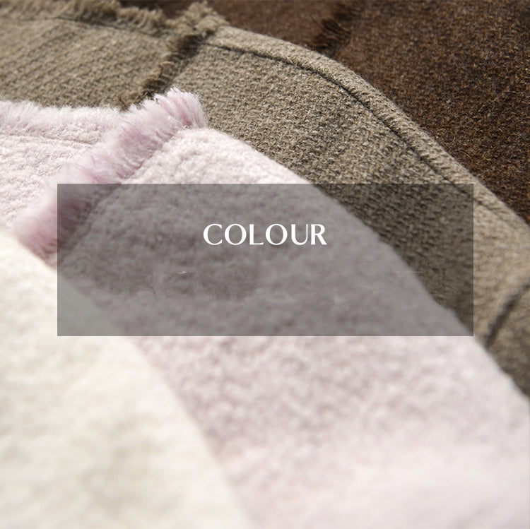 無領蓬鬆長外套_BDHL7909