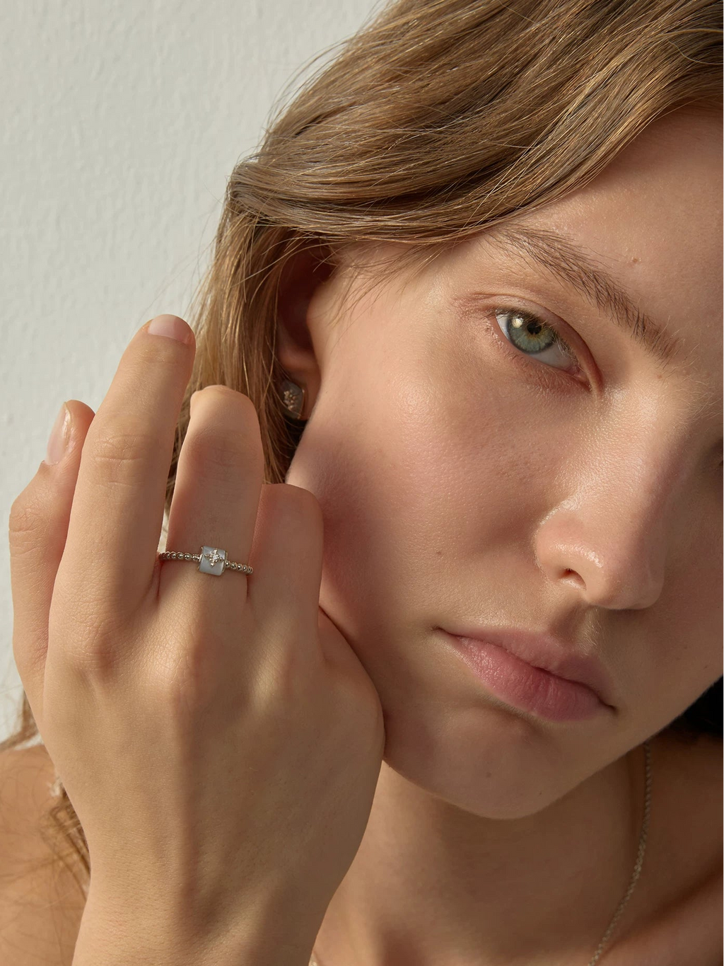 Iris Shell Beaded Ring_BDHL8471