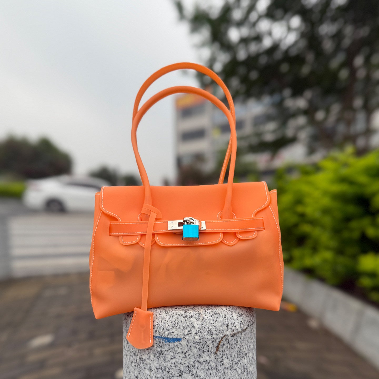 Small Jelly TPU Handbag_BDHL8306