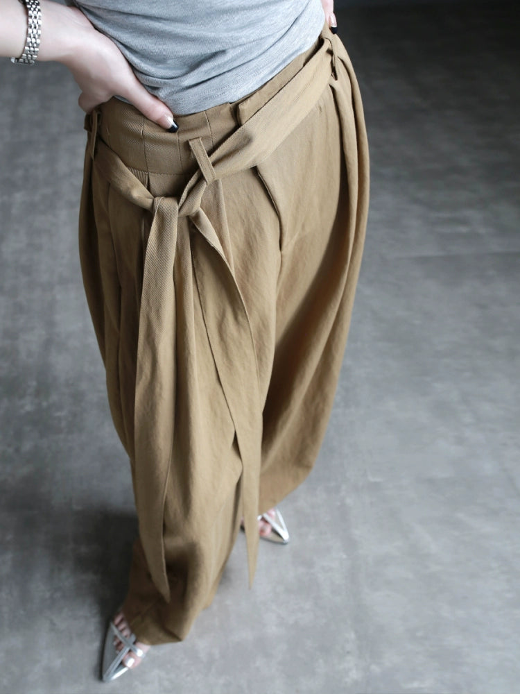 Spring Summer Loose Wide-Leg Trousers_BDHL7304
