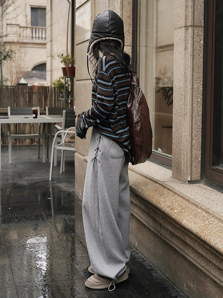 Side-Strap Wide-Leg Pants_BDHL8151