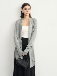 Loose Style Mid-Length Cardigan_BDHL6622