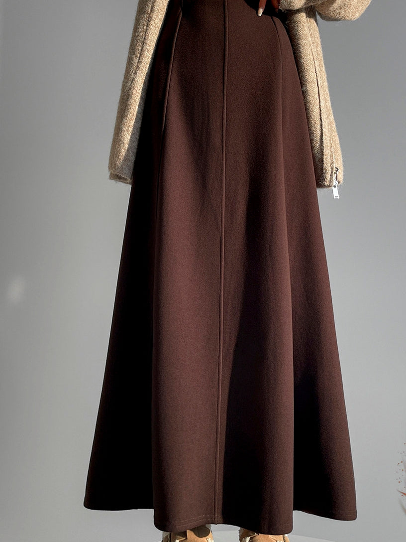 Slimming A-Line Maxi Skirt_BDHL8035