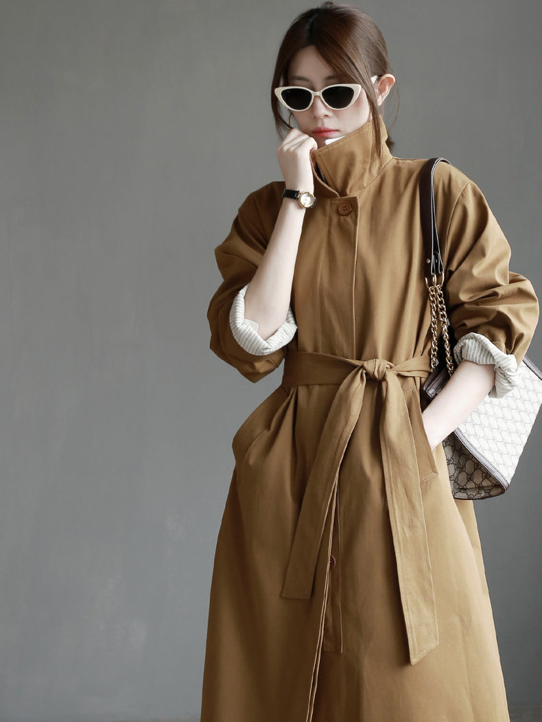 Mid-Length Windbreaker Coat_BDHL6878