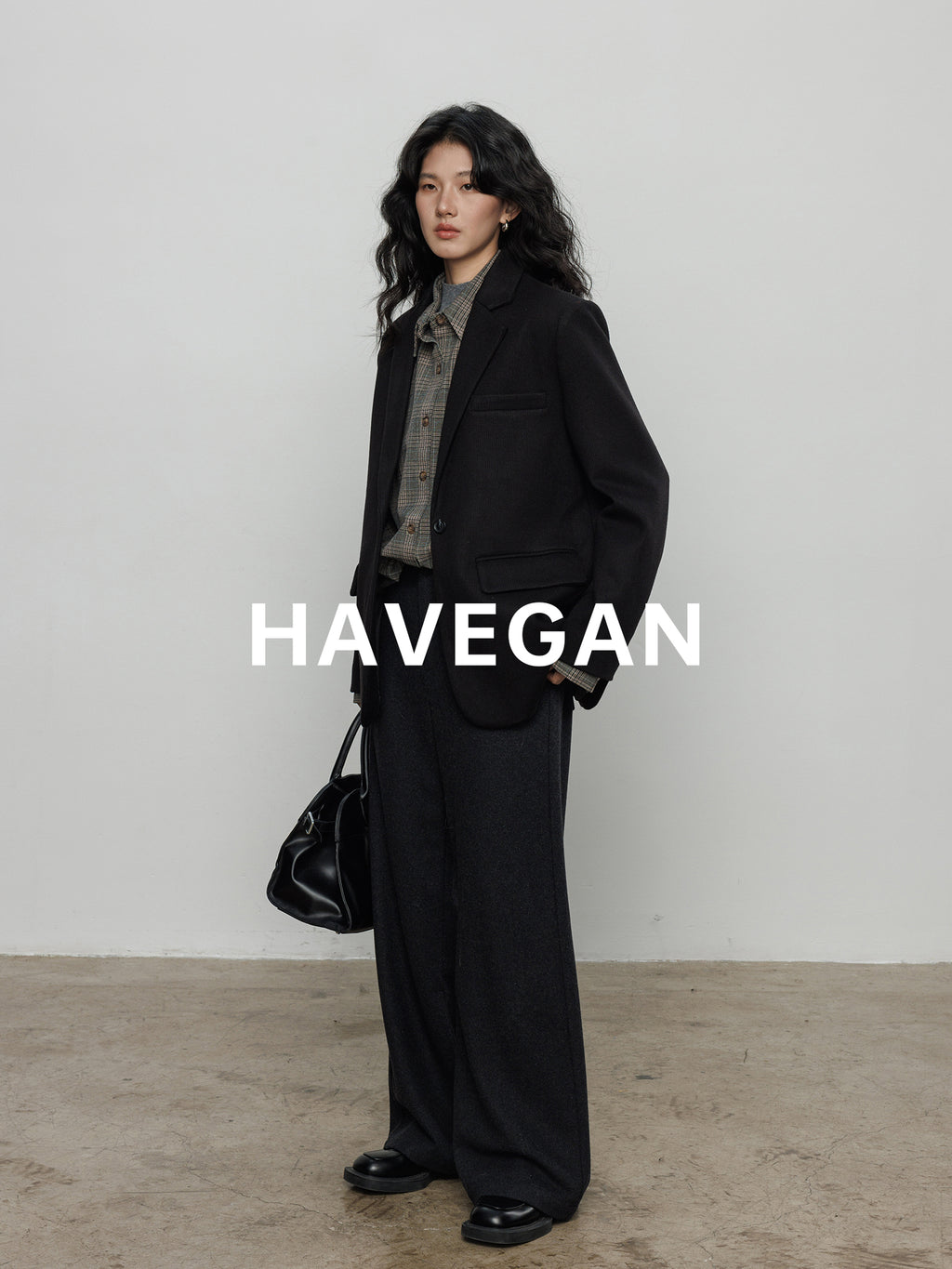 抓絨西裝外套_BDHL7969