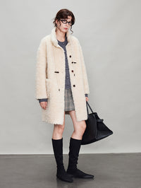 Stand Collar Thick Fur Long Jacket_BDHL6924