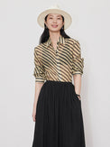 Sheer stripe standard shirt_BDHL5844 - HELROUS