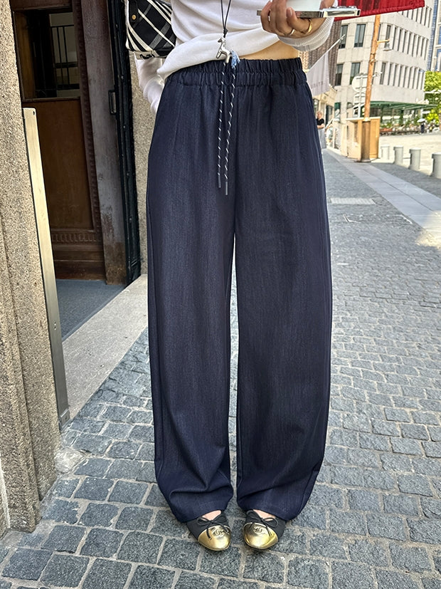 Drawstring Pants Or Cropped Pants_BDHL7733