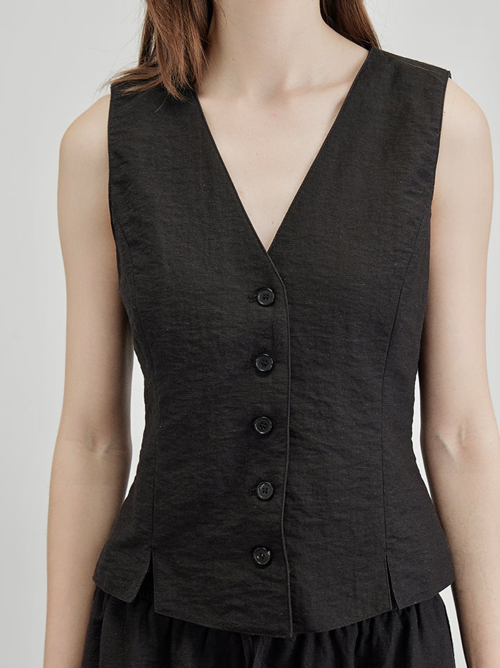 V-Neck Vest Or Bud Skirt_BDHL7600