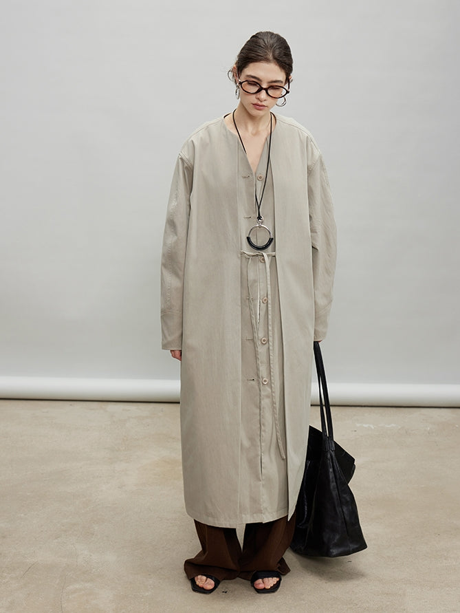 Fake Two-Piece Mid-Length Jacket_BDHL7188