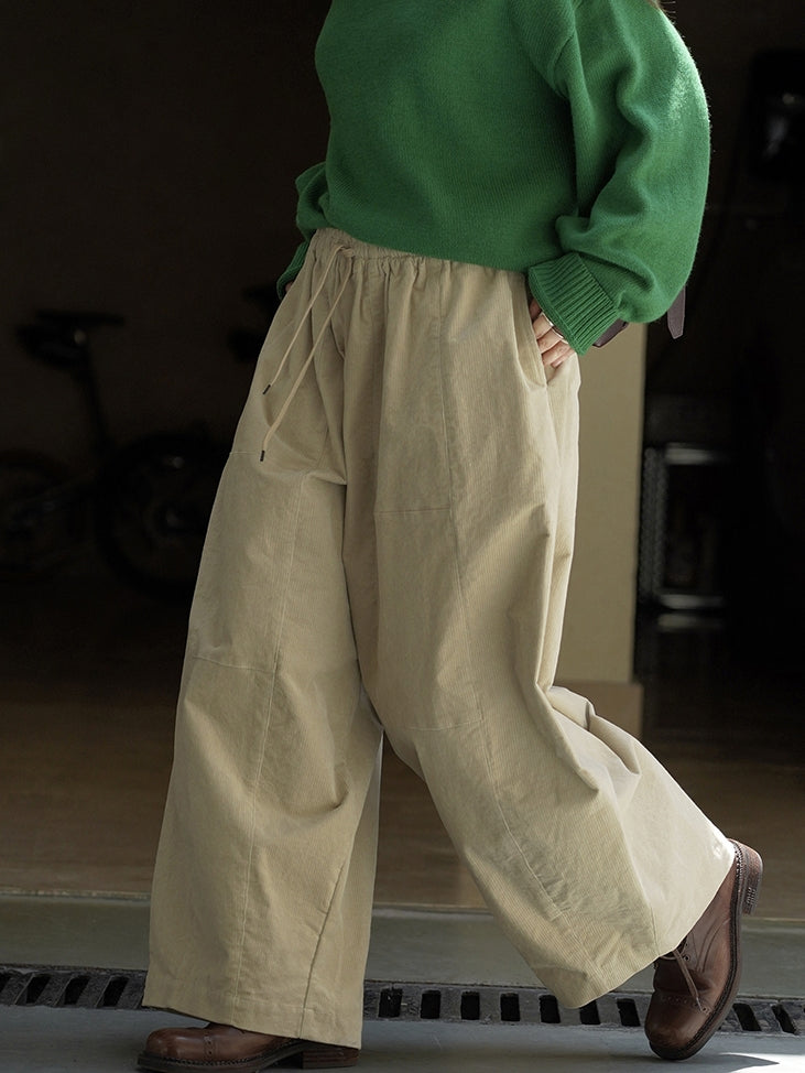 Corduroy Wide-Leg Pants_BDHL7772