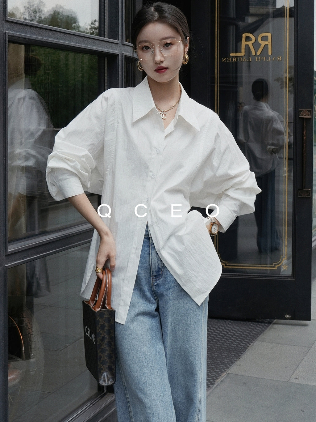 Loose-Fitting Silhouette Shirt_BDHL7744