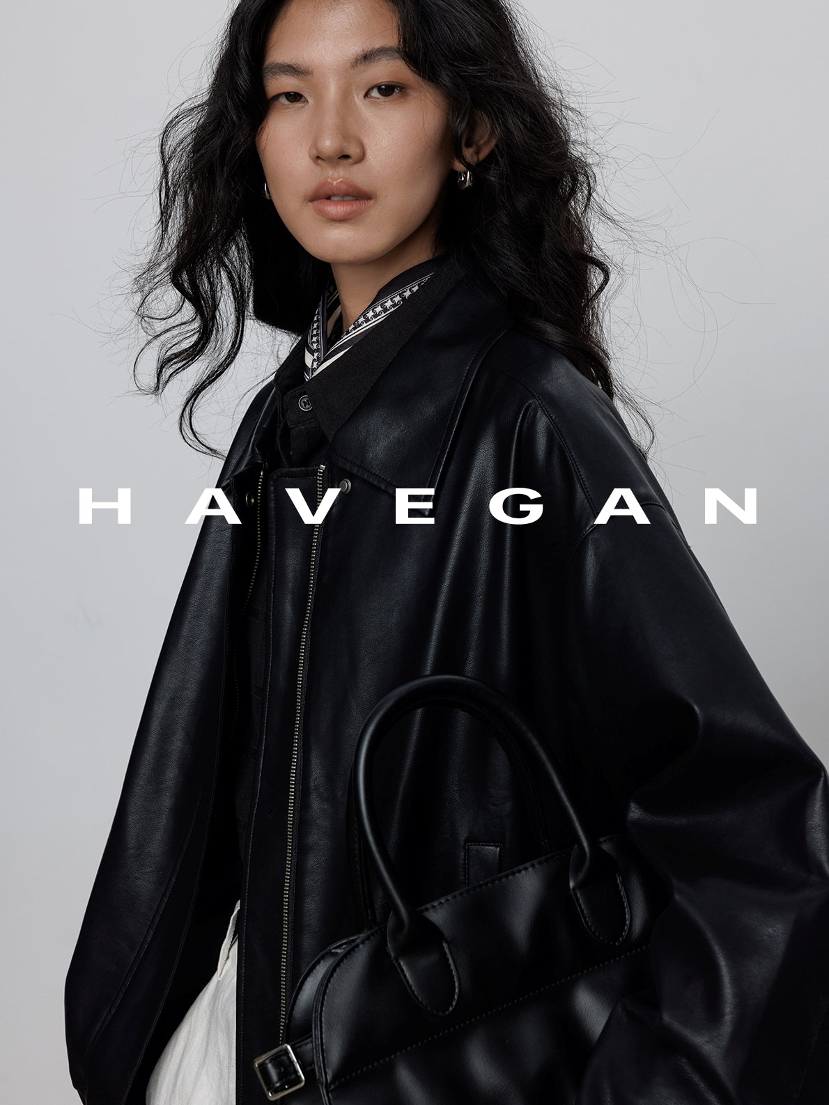 Long-Sleeved Leather Jacket_BDHL7709