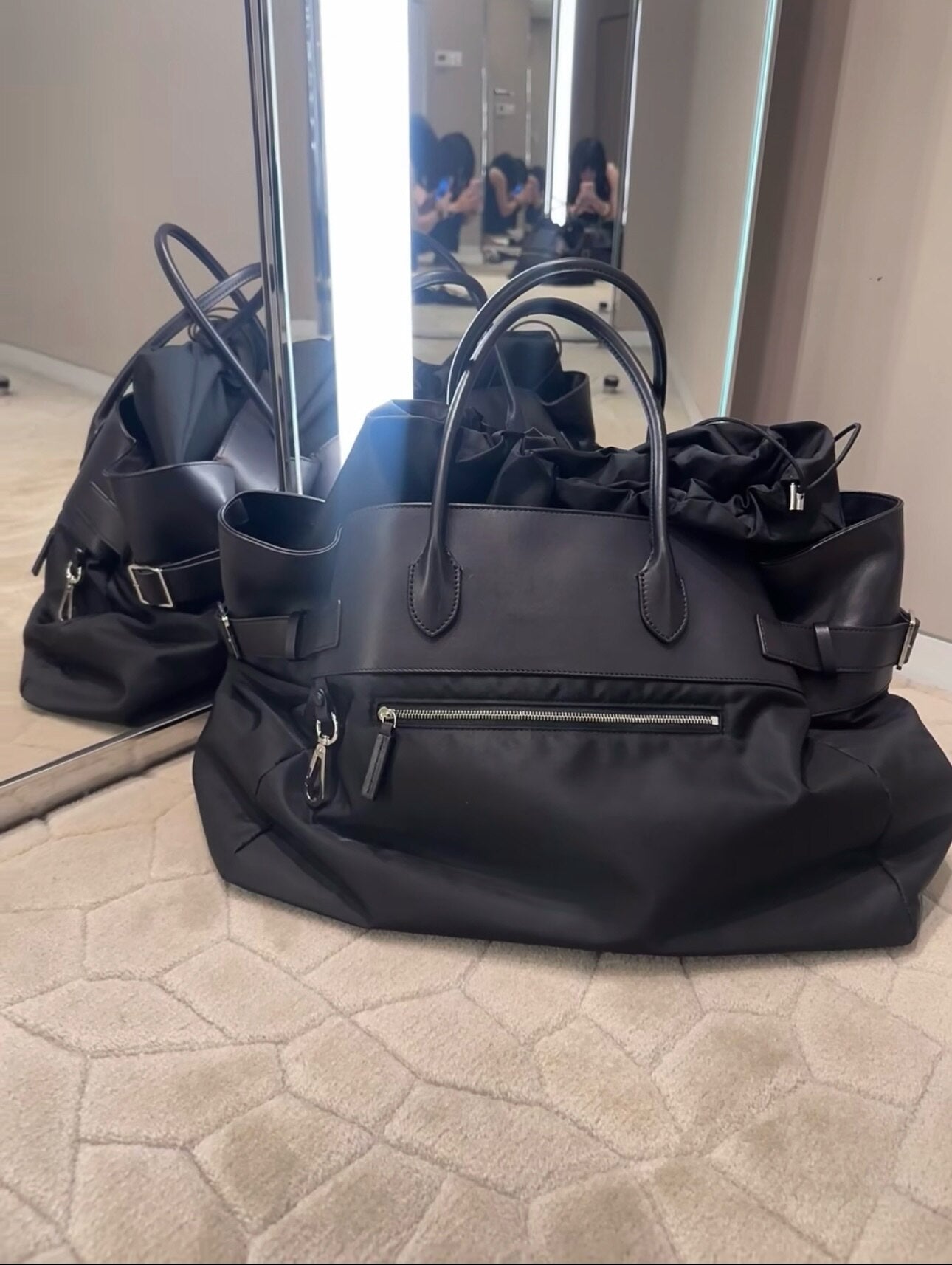 Large Leather Tote Bag_BDHL8032