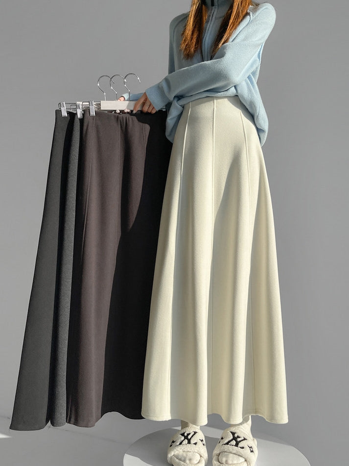 Slimming A-Line Maxi Skirt_BDHL8035