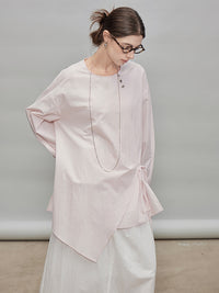 Asymmetric Shirt Or Straight Tube Skirt_BDHL7277