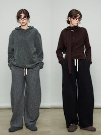 Relaxed Elastic-Waist Wide Pants_BDHL6918