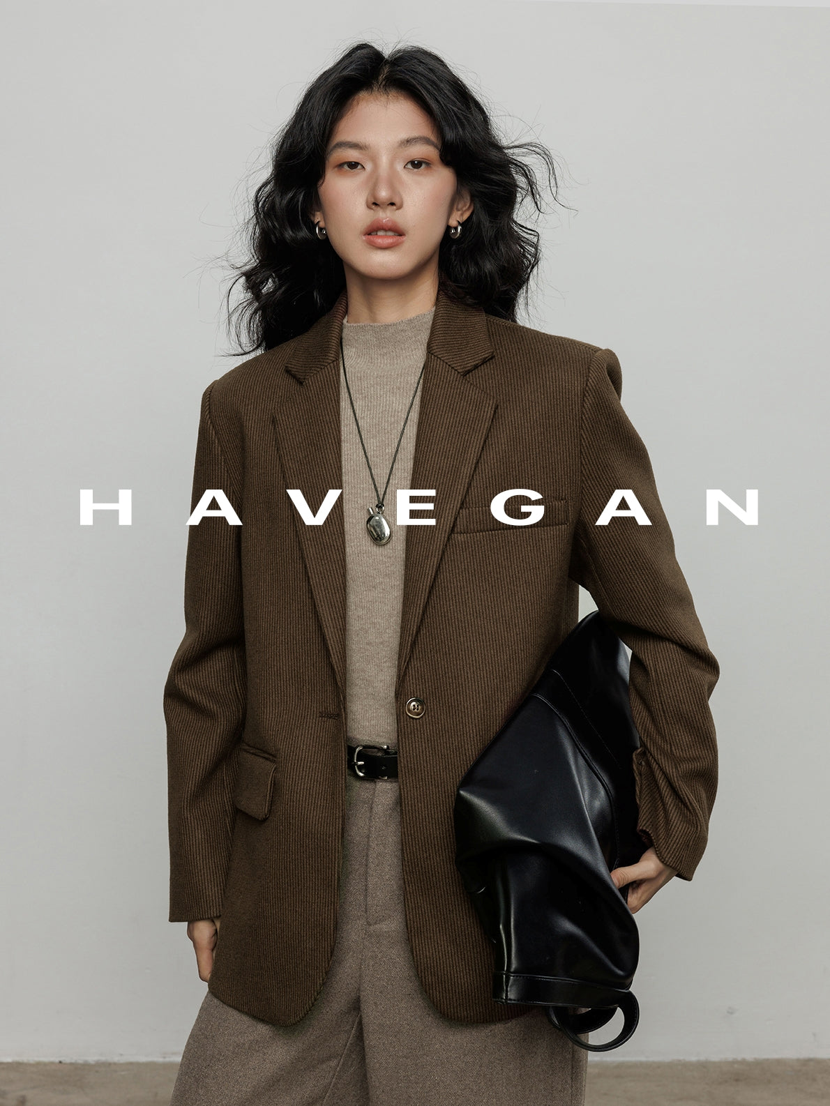 抓絨西裝外套_BDHL7969