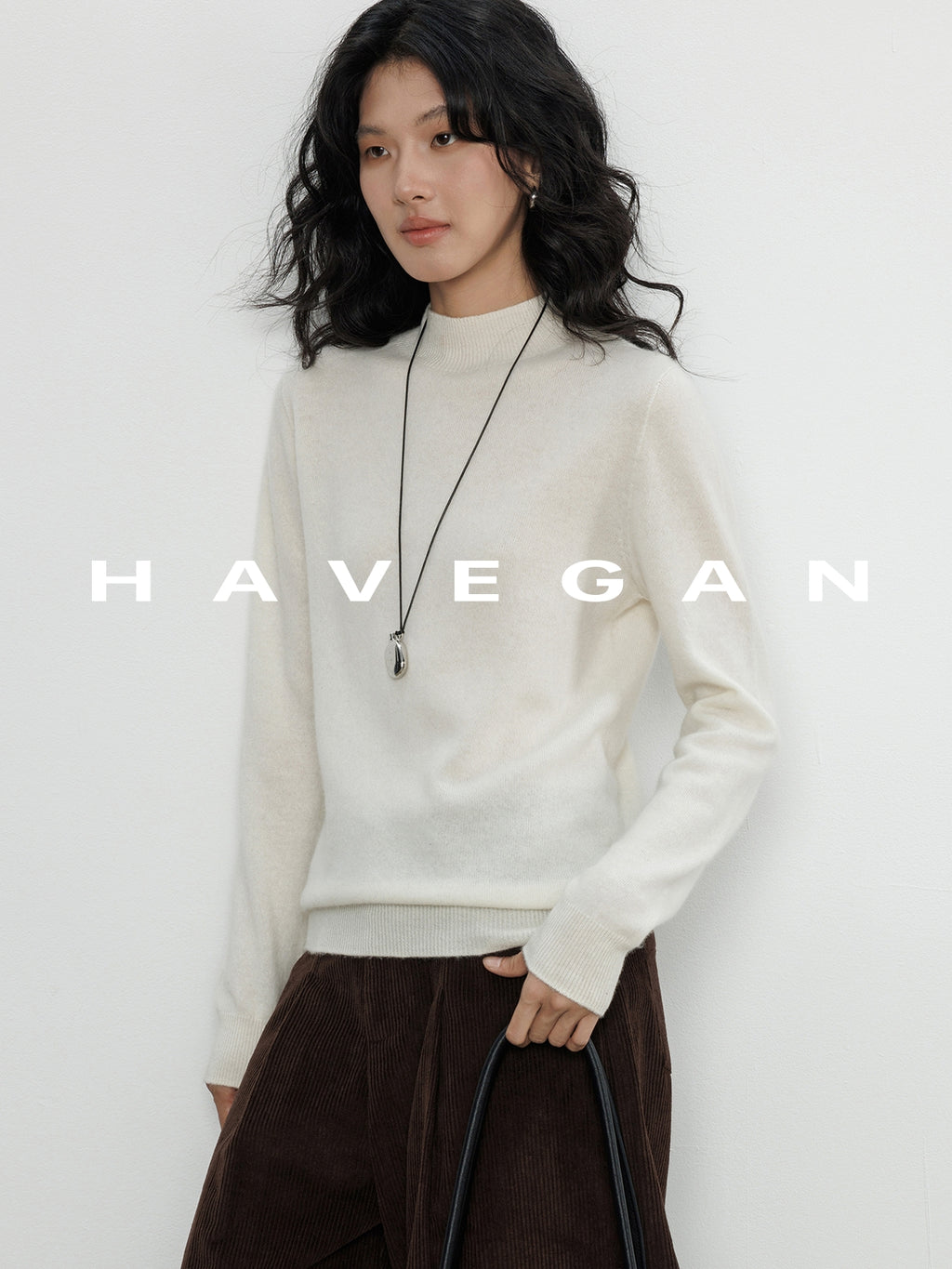 半高領針織上衣_BDHL7885