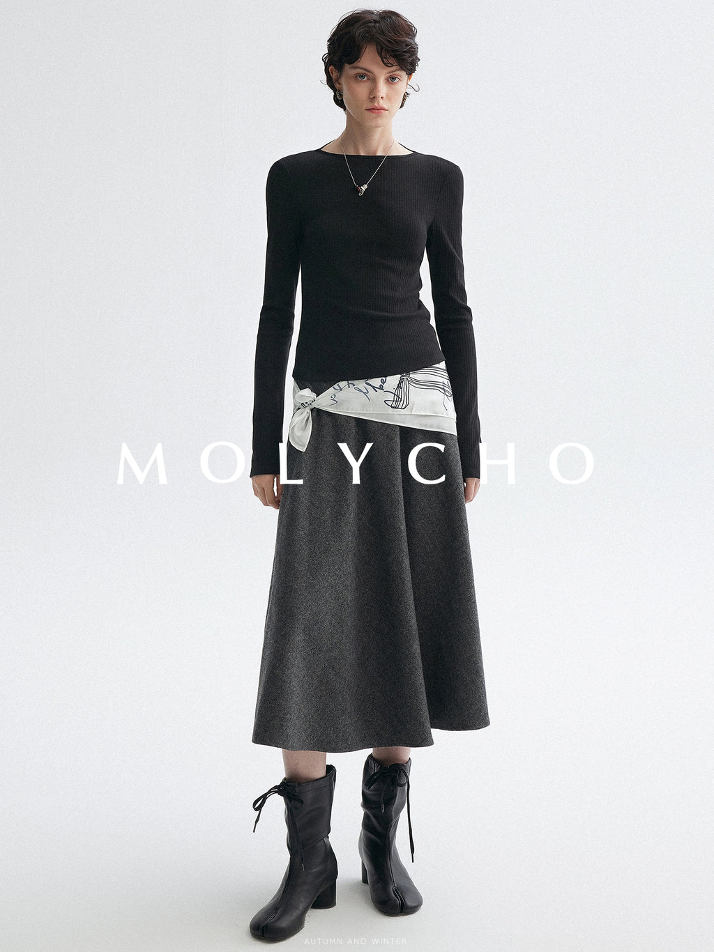 U型鏤空針織上衣_BDHL7952