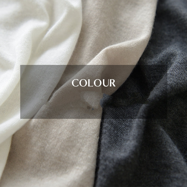 Round-Neck Loose-Fit Knit Tops_BDHL7752