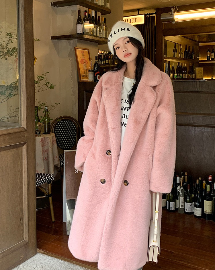 Winter eco-friendly velvet coat_BDHL5354