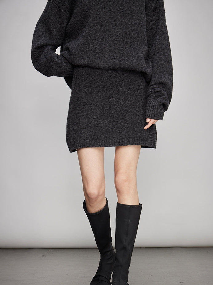 Loose Knit Tops Or Elasticated Waist Skirt_BDHL7994