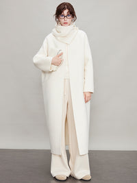 Scarf Straight Silhouette Coat_BDHL6673