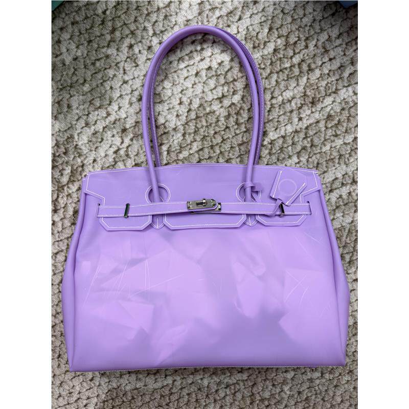 Large Jelly TPU Structured Handbag_BDHL8304