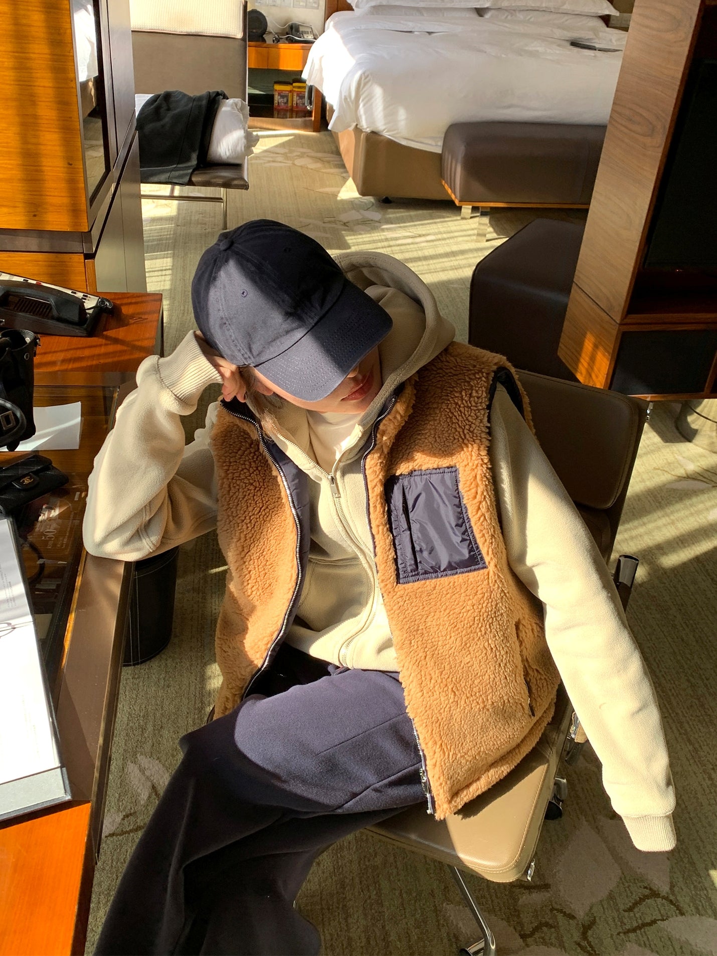 Hooded Thick Short Jacket_BDHL8127