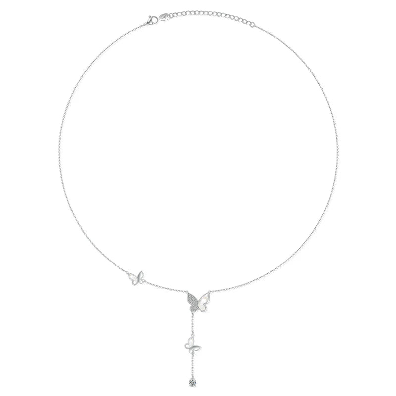 Butterfly Tassel Necklace_BDHL8469