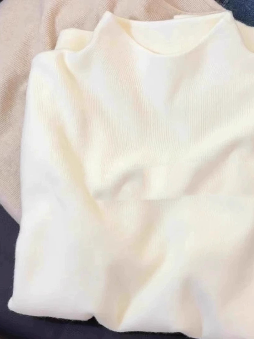 Stand-Collar sweater Or Knitted Vest_BDHL7819