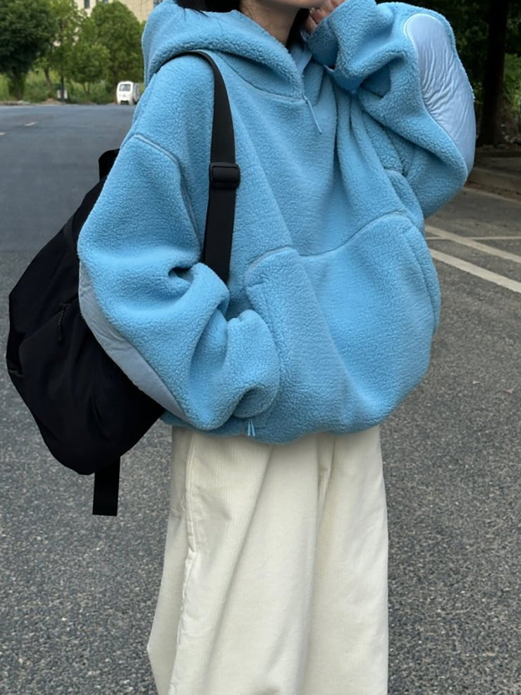 Thick Silhouette Hooded Fleece_BDHL7775
