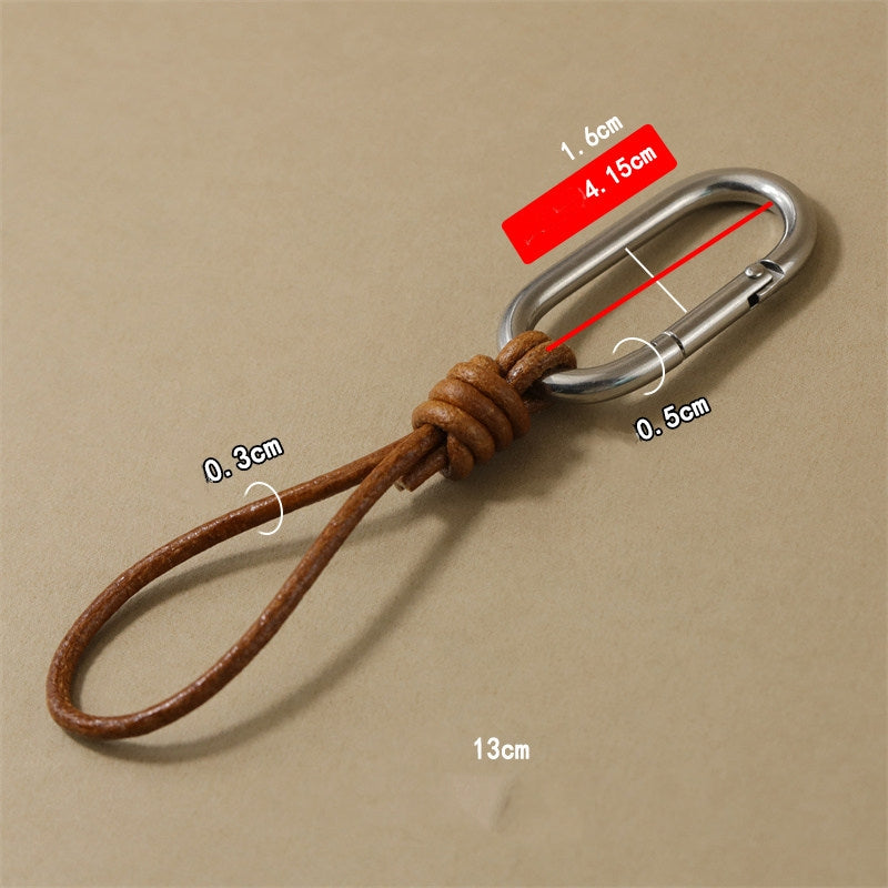 Braided Cord Keychain Buckle Strap_BDHL8416