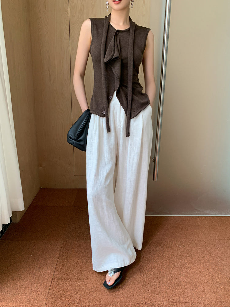 Lazy Linen Wide Leg Pants_BDHL6220