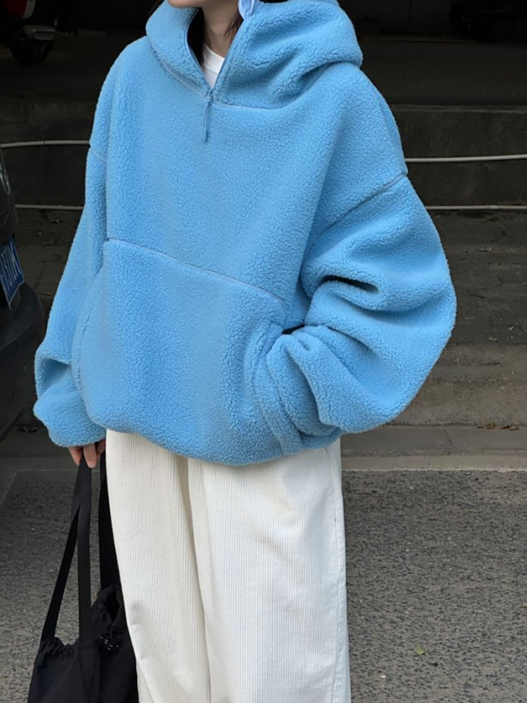 Thick Silhouette Hooded Fleece_BDHL7775