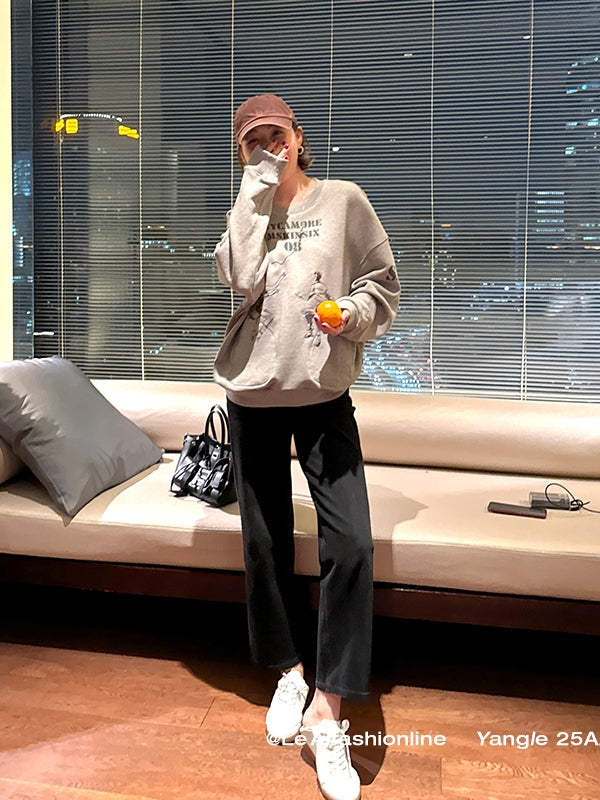 Black Straight Jeans_BDHL7843