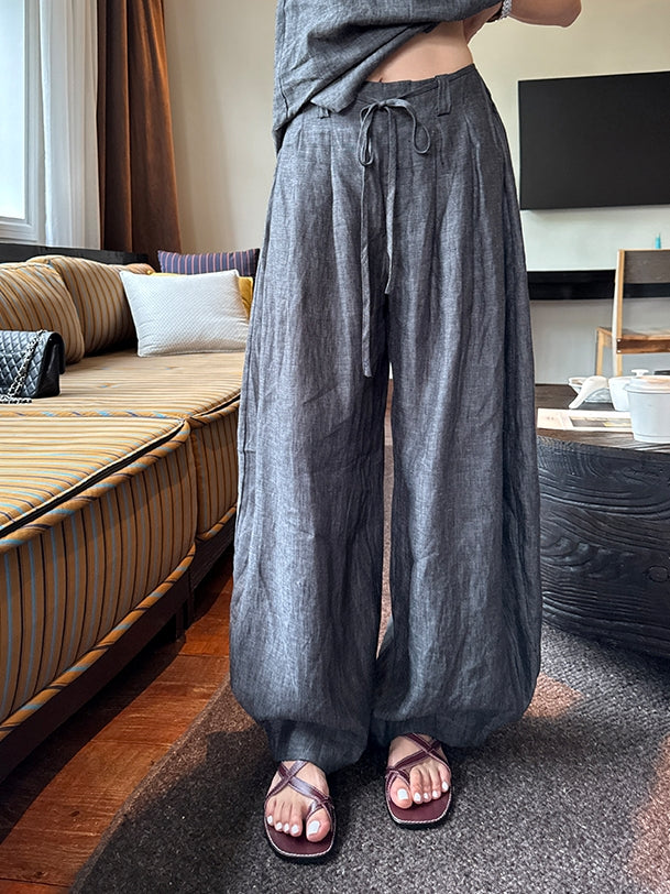 Loose Sleeveless Top Or Pants_BDHL7616