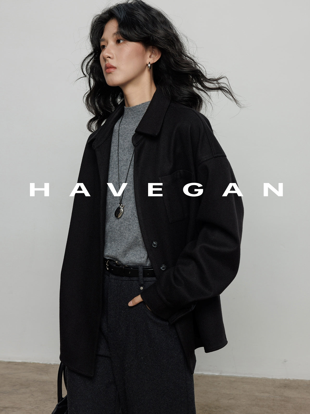 燈芯絨長袖襯衫_BDHL7970