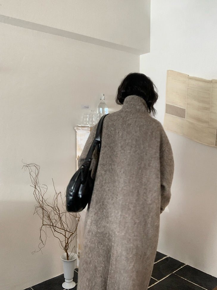 Stand Collar Duffle Coat_BDHL8164