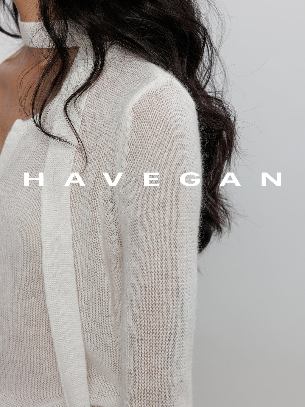 V-Neck Sheer Knit Cardigan_BDHL7783
