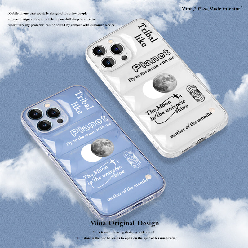 Original Planet Design Transparent Soft Shell Air iPhone Case_HL3259