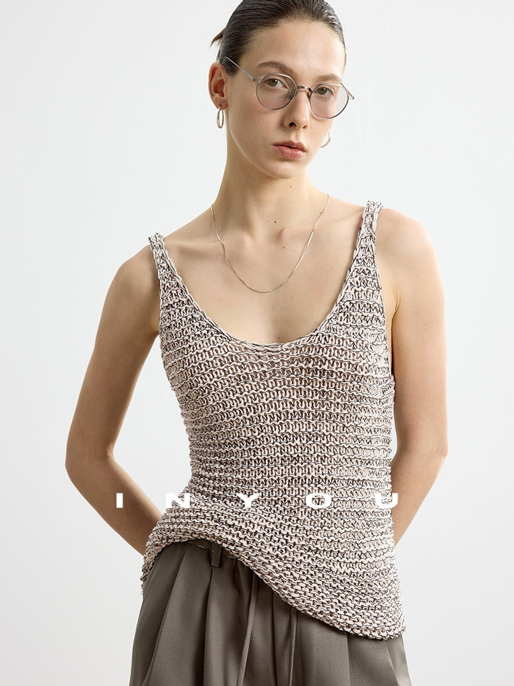 Layered Hollow Suspender Vest_BDHL7592