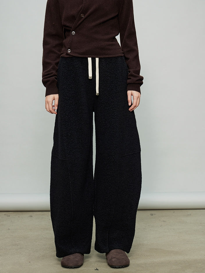 Relaxed Elastic-Waist Wide Pants_BDHL6918