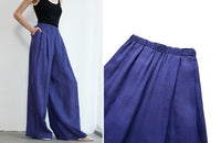 High Waist Draped Mop Pants_BDHL6150