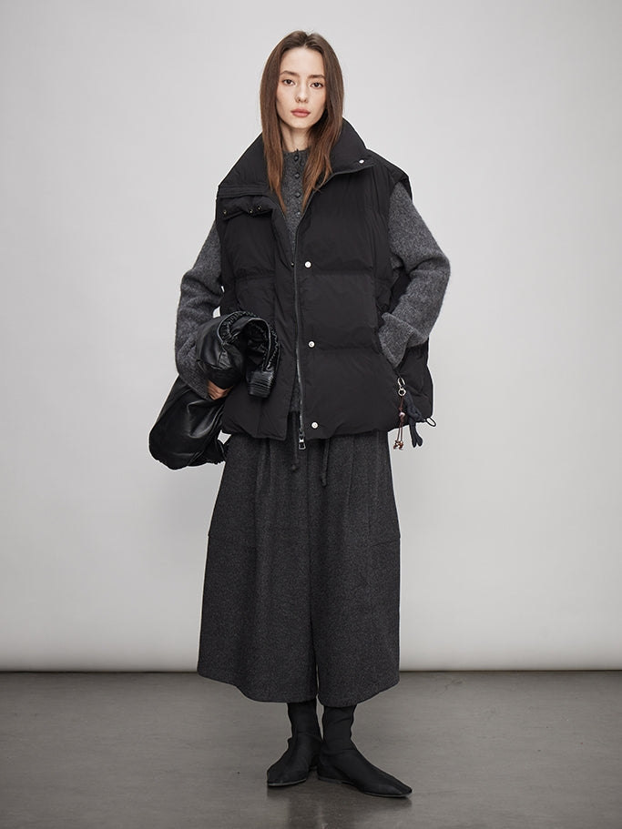 Drape Round Carrot Pants_BDHL7991