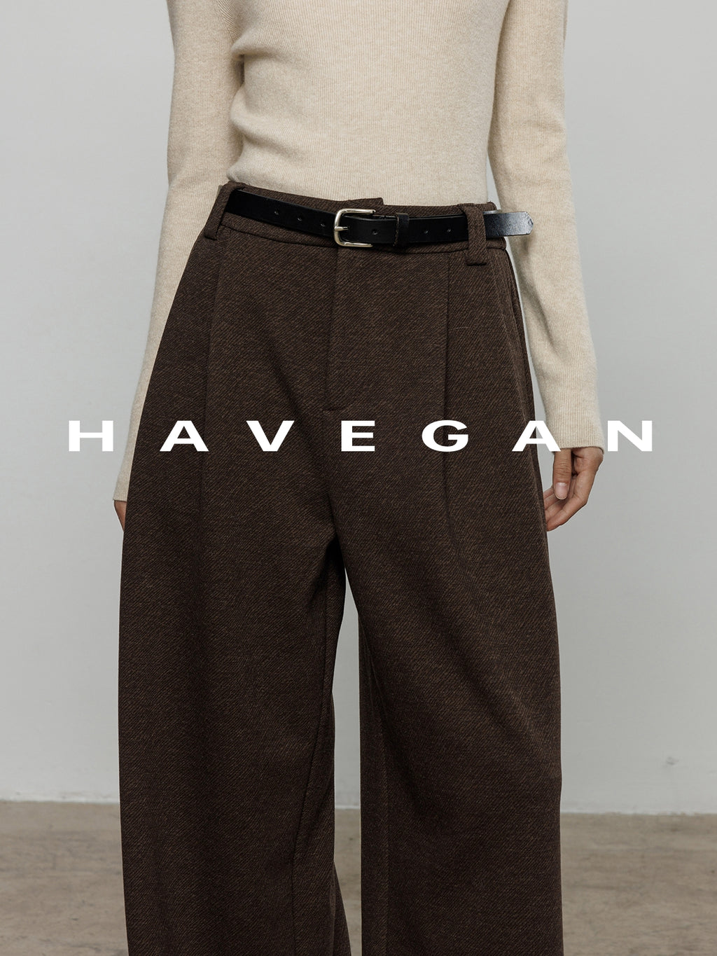 磨毛高腰闊腿褲_BDHL7962