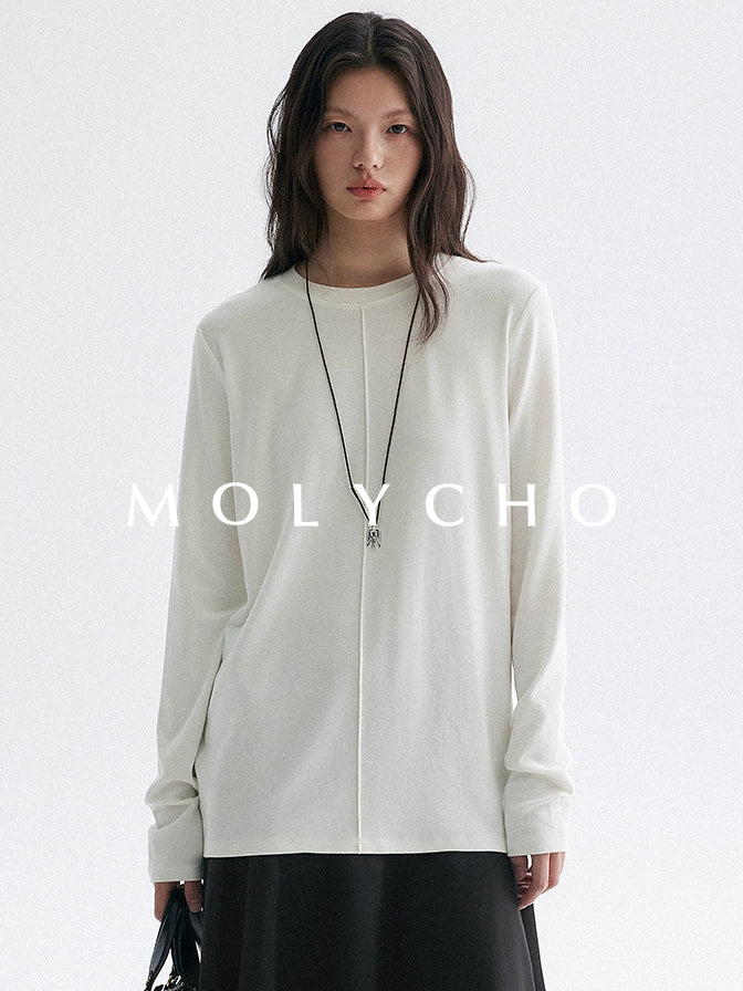 寬鬆白色上衣_BDHL7943